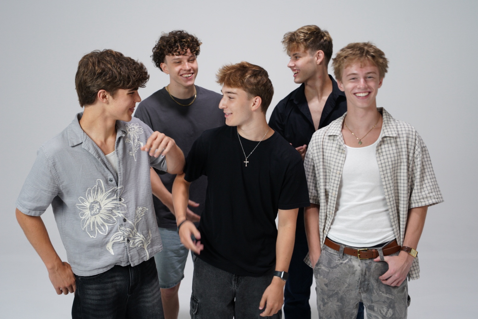 Beatzone Boys candid studio portrait