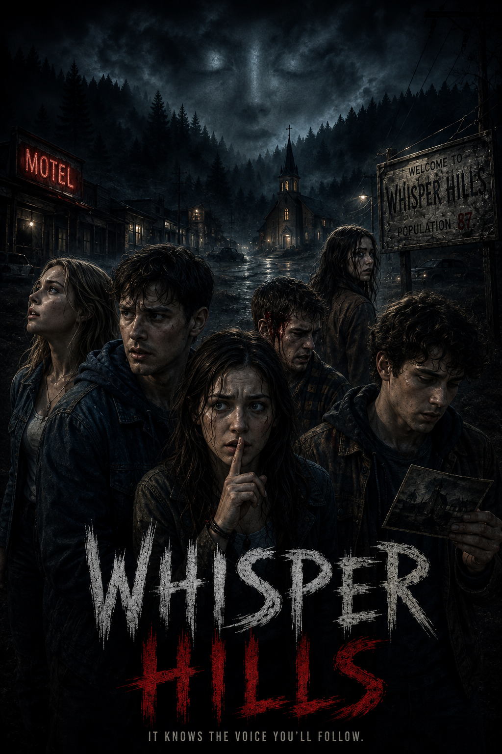 Whisper Hills original film concept poster
